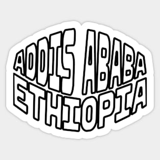 Addis Ababa Sticker